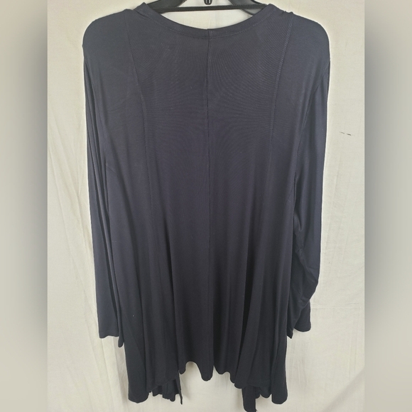 Lane Bryant Navy Long Sleeve Cardigan Sz 18-20 - Picture 5 of 11
